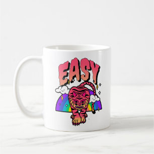 EASY Tiger Classic Mugg – Retro Regnbåge Vild Roj