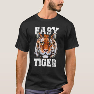 Easy Tiger Fearless Bengal Tiger Ansikte Graphic T Shirt