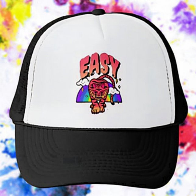 EASY Tiger Retro Rainbow Trucker Keps (Skapare uppladdad)