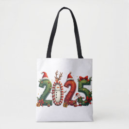 Easykart-etiketter jul Kraft Gift Bags 2025 Tygkasse
