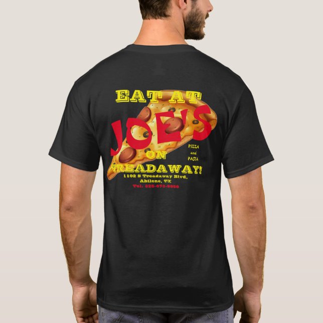 Eat at at Joe's T-Shirt (Baksida)