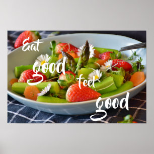 Eat Bra Feel Bra/ Asparagus Salad Poster