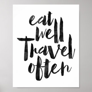 Eat-brunnsresor ofta poster