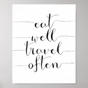 Eat-brunnsresor ofta poster