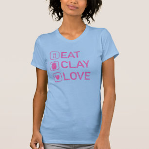 Eat Clay Kärlek - Lustigt dammsugare T Shirt