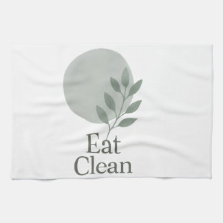 Eat Clean Minimalist Kitchen Towel Kökshandduk
