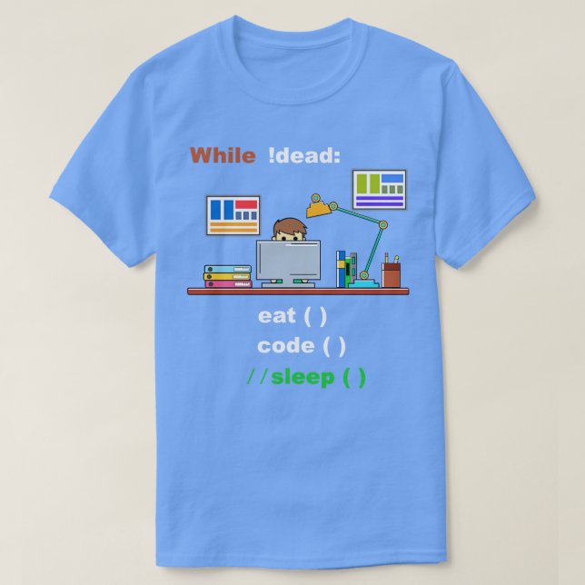 Eat Code Ssov Computer Science Python Programmer T Shirt (Design framsida)