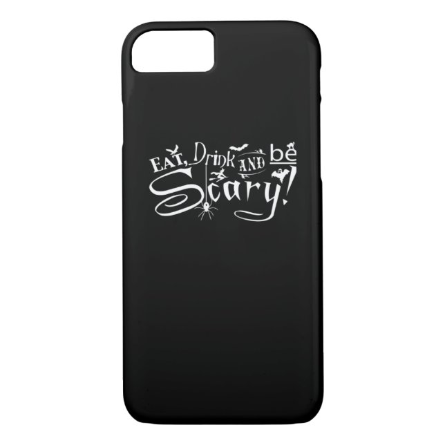 Eat Drink And Be Scary Aesthetic Graphic Trendy Case-Mate iPhone Skal (Baksida)