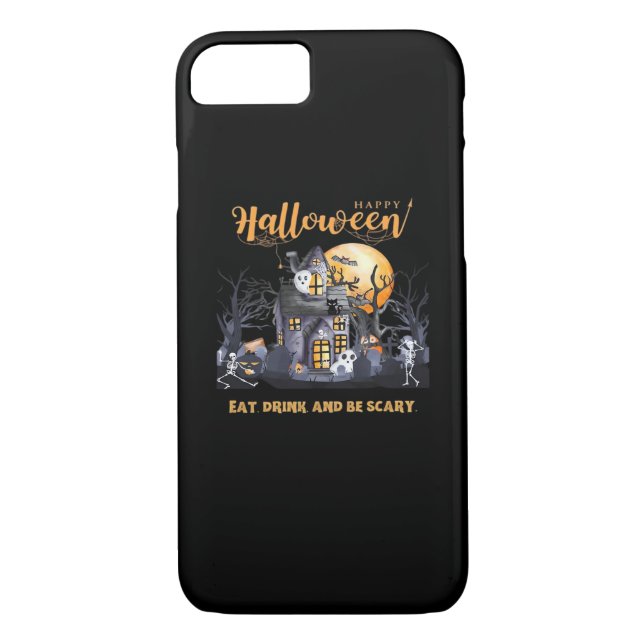 Eat Drink And Be Scary Classic Case-Mate iPhone Skal (Baksida)