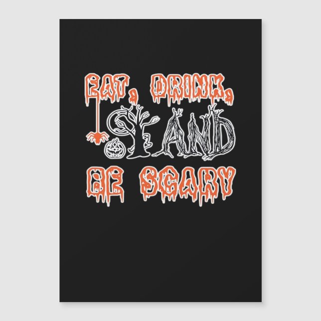 Eat Drink And Be Scary Classic Creative Casual (Framsida)