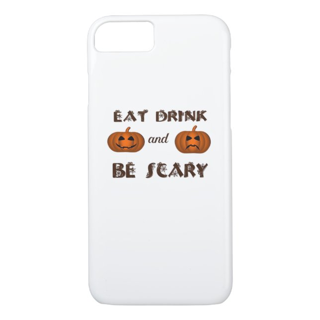 Eat Drink And Be Scary Classic Graphic Case-Mate iPhone Skal (Baksida)