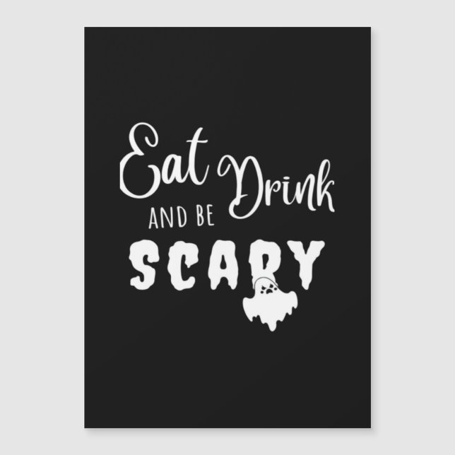 Eat Drink And Be Scary Retro Graphic (Framsida)