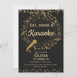 Eat, drink and Karaoke Investigation, Karaoke part Inbjudningar