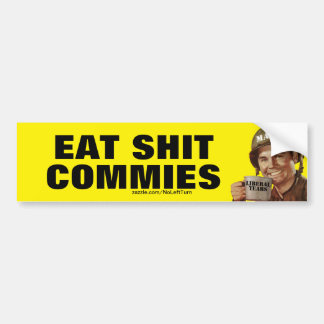 Eat Fan Commies Bildekal