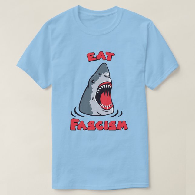 Eat Fascism Anti-fascist T Shirt (Design framsida)