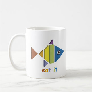 Eat fish kaffemugg