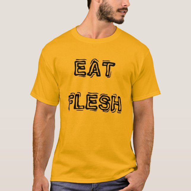 Eat Flesh Manar T-Shirt (Framsida)