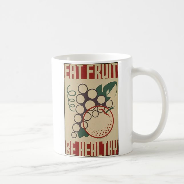 Eat Fruit- 1938 Kaffemugg (Höger)