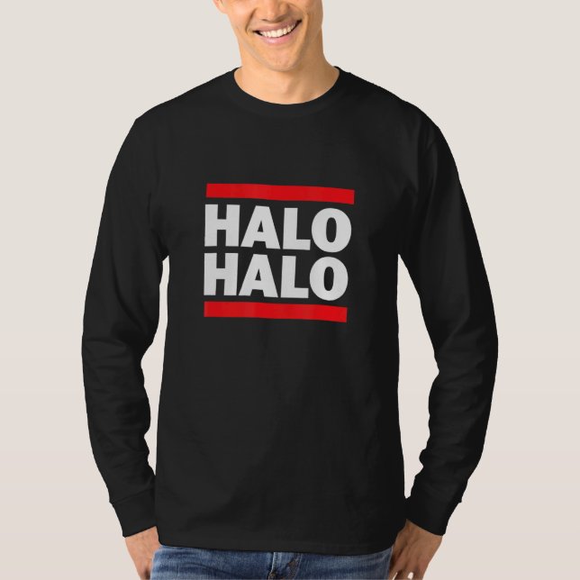 Eat Halo Halo Filipino Culture Pride T Shirt (Framsida)