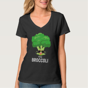 Eat Healthy I Kärlek Team Broccoli Plant Based Dis T Shirt