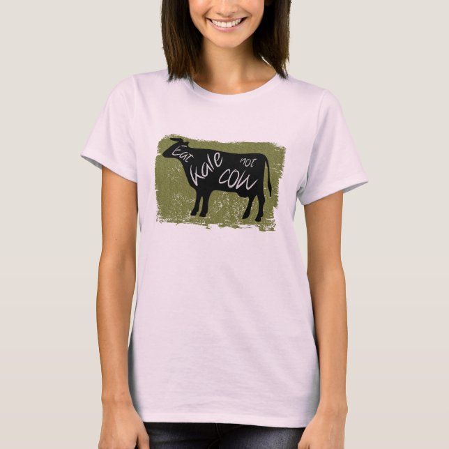 Eat Kale, ej kummel Tee Shirt (Framsida)