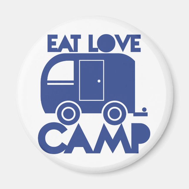 EAT KÄRLEK CAMP MAGNET (Framsidan)