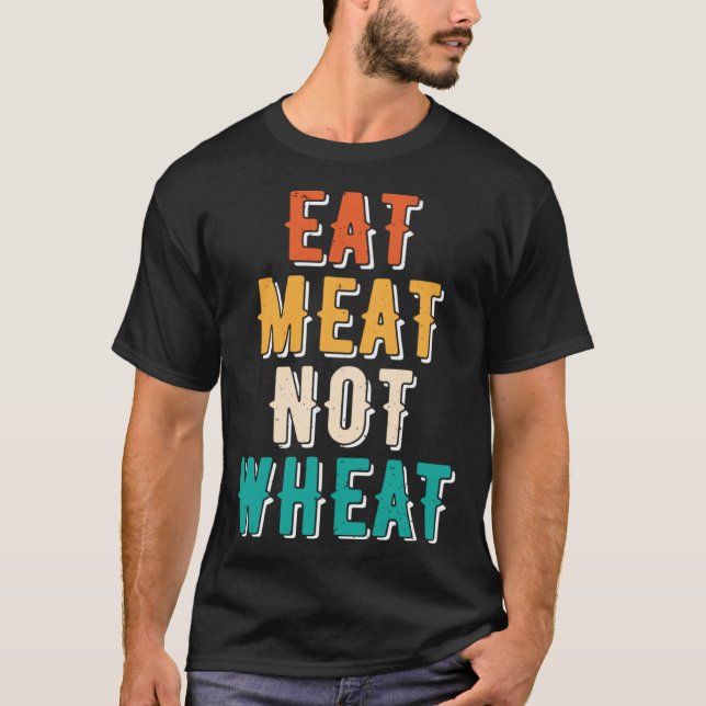 Eat Kött ej vete Ketogen dietbehandling Keto T Shirt (Framsida)