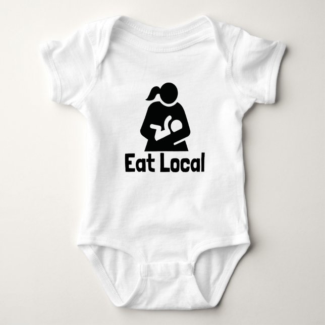 Eat Local T Shirt (Framsida)