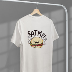 Eat Me Hamburger Character T Shirt