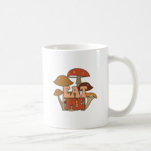 "Eat Me" - Whimsical Mushroom Design Kaffemugg