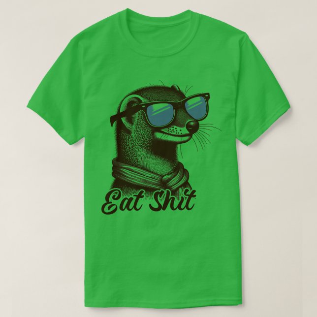 Eat Mongoose T Shirt (Design framsida)