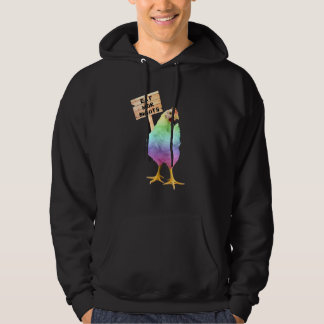 Eat Mor Bigots Rainbow Chicken Hoodie