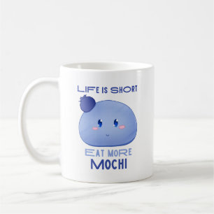 Eat More Mochi, Kawaii Cute Quote Mugg