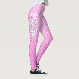 "Eat My Bubbles" Rosa skalar Simma Life Leggings