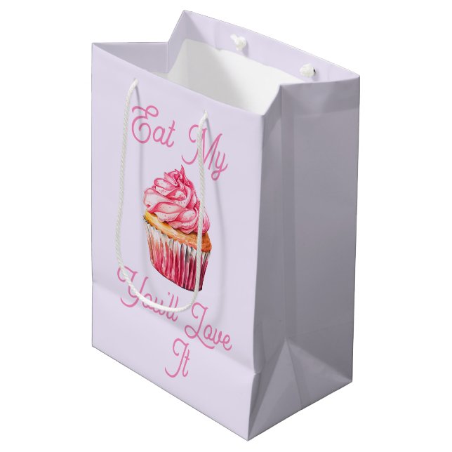 Eat My Muffin Gift Bag (Framsidan Vinklad)