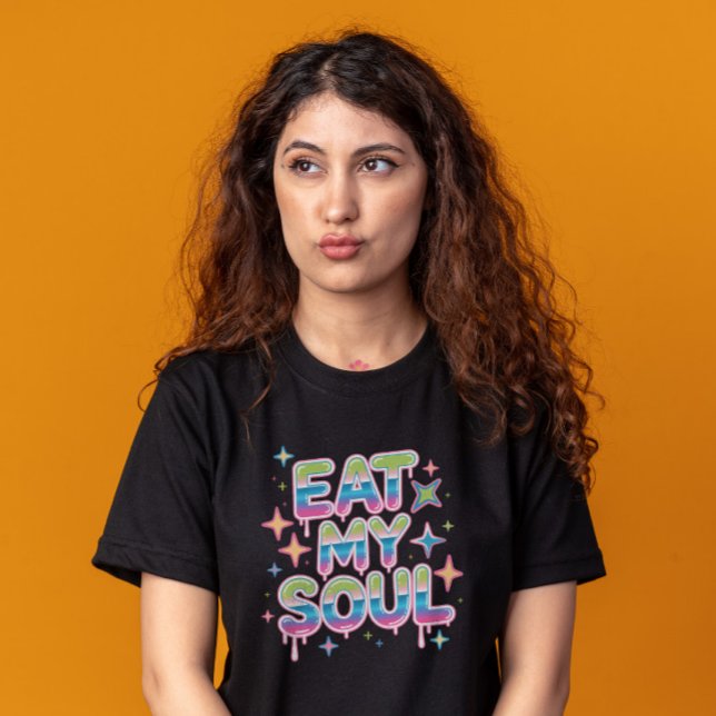 Eat My Soul Funko Pop Graffiti T Shirt (Eat My Soul Funko Pop Graffiti)