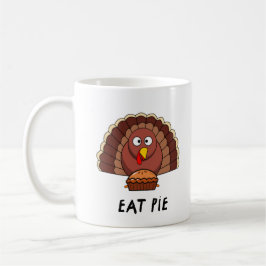 Eat Paj med Thanksgiving Turkiet Kaffemugg