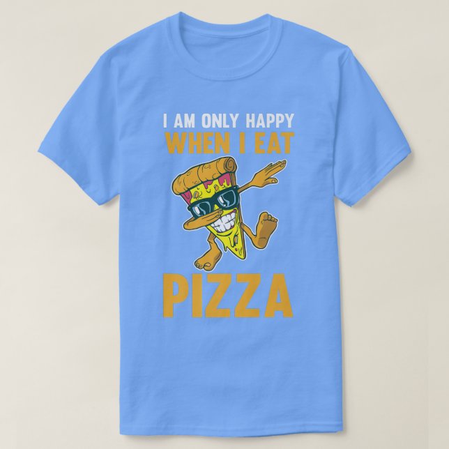 Eat Pizza Premium T Shirt (Design framsida)