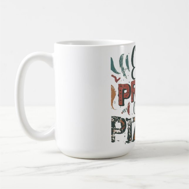 Eat, Pray, Kärlek Pizza Kaffemugg (Vänster)