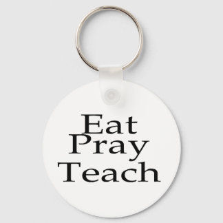 Eat Pray Teach Nyckelring