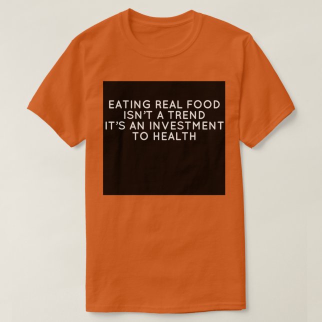 EAT realmat idag, lång T Shirt (Design framsida)