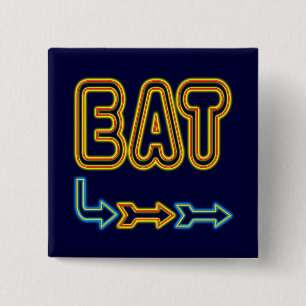 Eat Retro Neon Sign Art Knapp