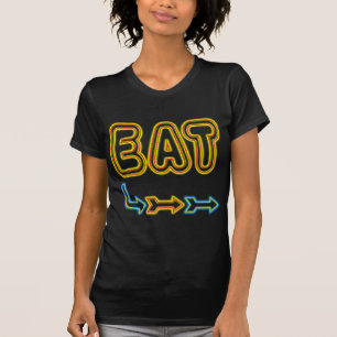 Eat Retro Neon Sign Art T-shirt