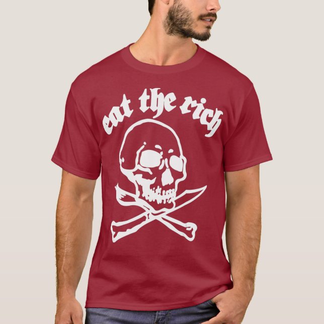 Eat Rik Food Classic Sten T Shirt (Framsida)