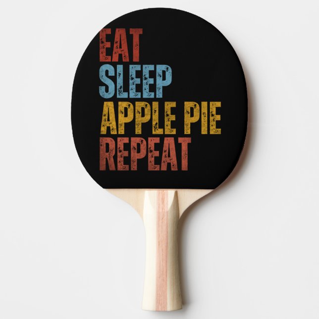 EAT SLEEP APPLE PAJ REPEAT PINGISRACKET (Framsidan)