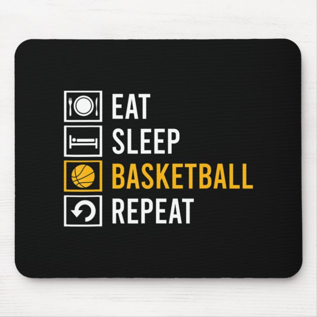 EAT SLEEP BASKETBALL REPEAT MUSMATTA (Framsidan)