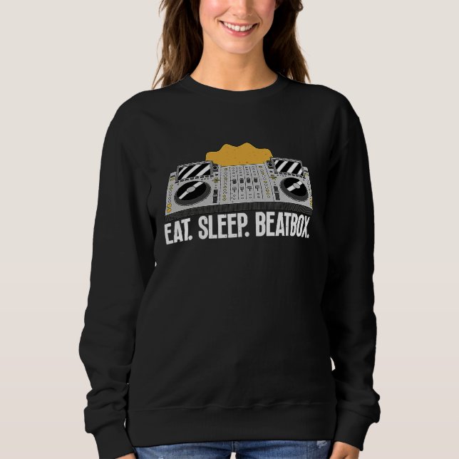 Eat Sleep Beatbox Beatboxing  Beatboxer Music Grap T Shirt (Framsida)