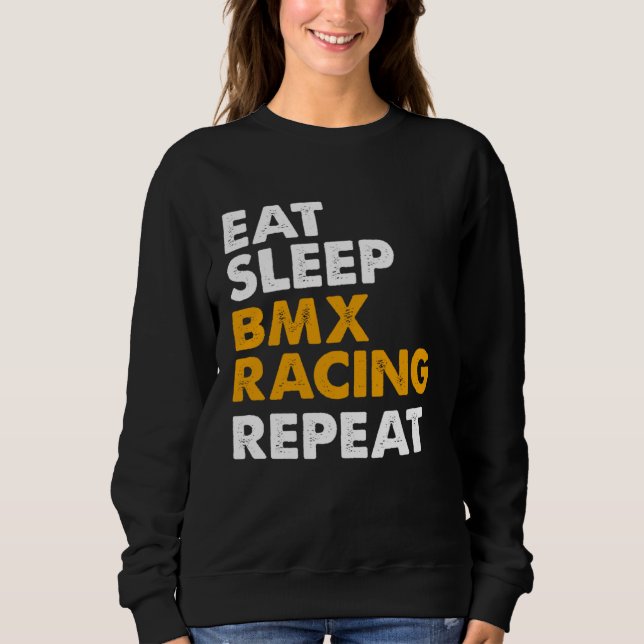 Eat Sleep BMX Repeat  Bike Rider Men Women Kids  1 T Shirt (Framsida)