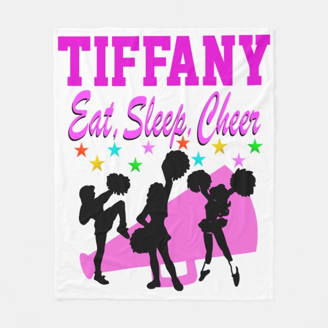 EAT SLEEP CHEER PERSONLIG FLEECE BLANKET (Framsidan)