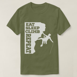 Eat Sleep Climb Repeat T Shirt